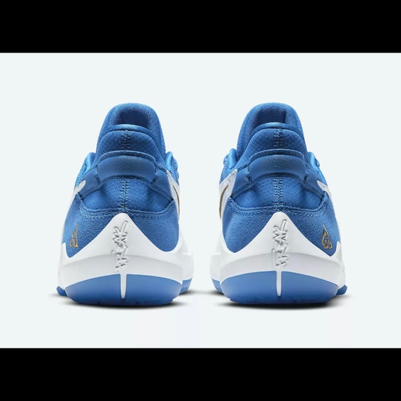 Nike Zoom Freak 2 GS “Signal Blue” Metallic Gold White CZ4177-408 Men's Sizes - Picture 5 of 6